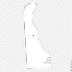 Delaware (DE) US STATE free vector map