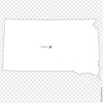 South Dakota (SD) US State free vector map