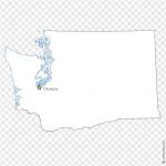 Washington (WA) US STATE free vector map