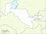 Ouzbékistan frontières et capitale