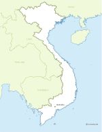 Free editable map of Viet Nam