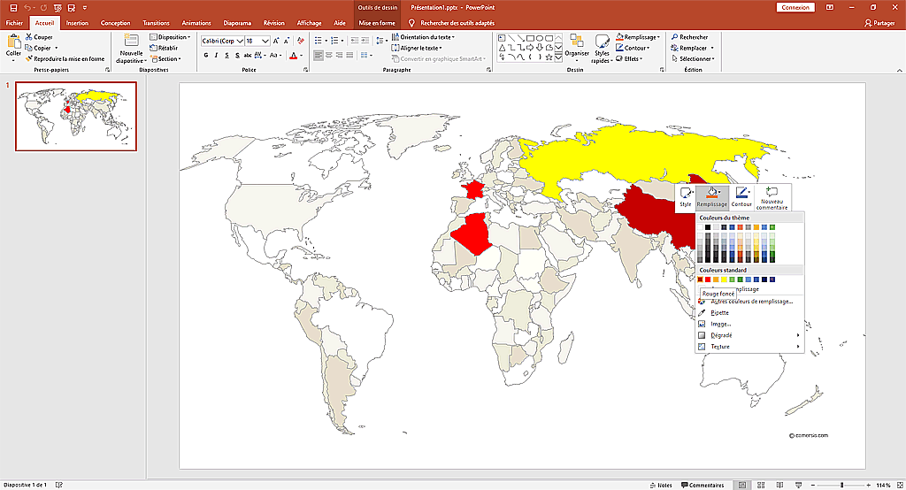 carte interactive pays du monde Cartes Monde
