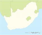 Free vector map of South Africa