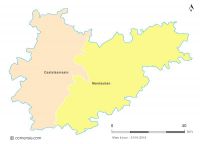 Fond de carte arrondissements 2018 de Tarn-et-Garonne