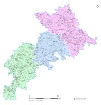 Communes et arrondissements 2018 de la Haute-Garonne