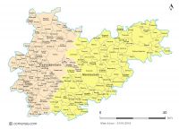 Communes et arrondissements 2018 de Tarn-et-Garonne