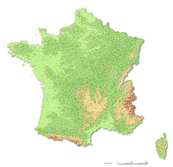 carte de France des epci 2022